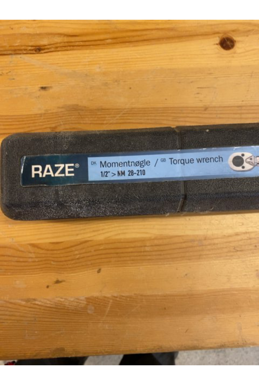 Raze Momentnøgle 45 cm
